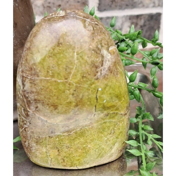 Smoky Quartz Green Opal Tower Set Protecting and Calming Crystal Set - Picture 8 of 13